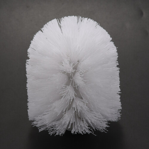 Plastic Toilet Cleaning Brushes Head Holders White (4x White Heads) 2