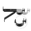 Curtain Rod Bracket, Adjustable Heavy Duty Curtain Rod Holders 3