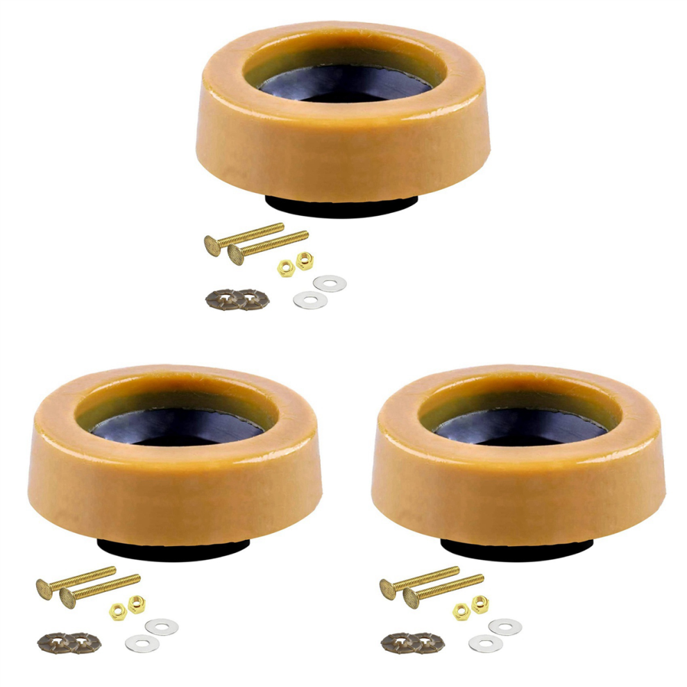 Toilet Wax Ring Kit For Outlet Toilets Install With Flange And Bolts 4712715275012