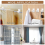 Curtain Rod Bracket 4PCS,Crossbar Hook,Wall Mount Hooks Drapery Pole 7