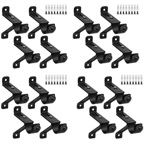 Curtain Rod Bracket, Adjustable Heavy Duty Curtain Rod Holders