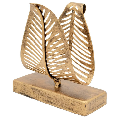 Freestanding Modern Napkin Holder with Leaf Design 1