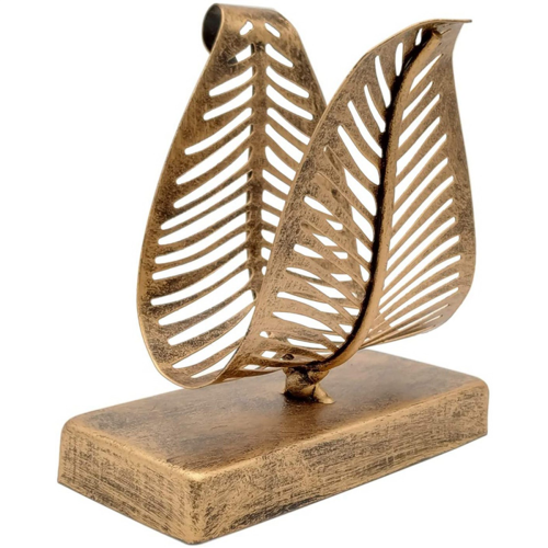 Freestanding Modern Napkin Holder with Leaf Design 2