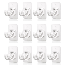 Curtain Rod Bracket 4PCS,Crossbar Hook,Wall Mount Hooks Drapery Pole
