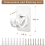 Curtain Rod Bracket 4PCS,Crossbar Hook,Wall Mount Hooks Drapery Pole 4