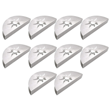 Paper Towel Holder Stainless Steel Napkin Holder Fanshaped Organizer
