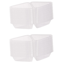 100Pcs Triangle Cheesecake Boxes Triangle Pie Holders Cake Boxes