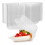 100Pcs Triangle Cheesecake Boxes Triangle Pie Holders Cake Boxes 2