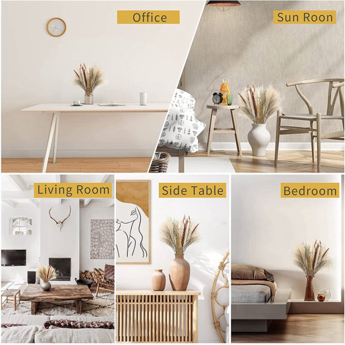 70 Pcs Natural Pampas Grass Decor, 17inch Dried Pampas Grass Decor 1