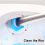 Toilet Bowl Cleaner Wand,Disposable Storage Cleaner 5