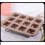 12 Cups Square Muffin Cupcake Mold for Non-Stick Pastry Tool(Gold) 5
