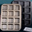 12 Cups Square Muffin Cupcake Mold for Non-Stick Pastry Tool(Gold) 6