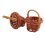 10Pcs Basket Mini Woven Baskets with Handles Plant Pots Containers 6