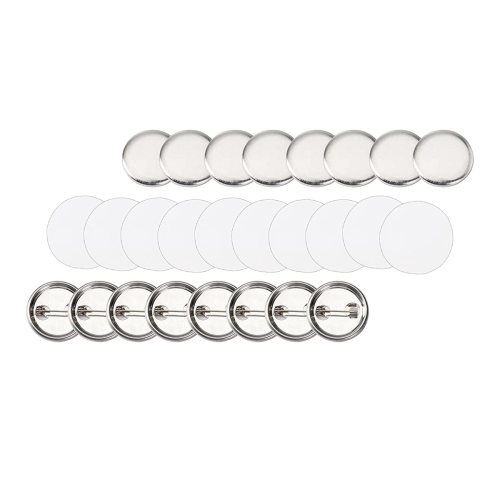 600 Pcs Blank Button Making Supplies for Button Making Machine 1