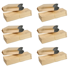 50Pcs Papier Kraft Emballage Cadeaux Bonbons The 10.5cmx5cmx2cm