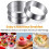 5 Pieces Double Rolled Tart Rings for Home Restaurant 5