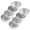 4 Inch Small Cake Pan Set of 8, Baking Round Cake Pans Tins Bakeware 1
