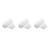50 Pieces Plastic White Cake Rods(0.4 Inch Diameter 9.5 Inch Length) 7