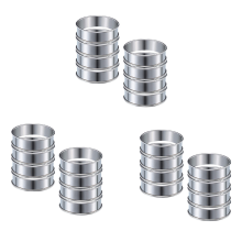 8 Pcs 4.1 Inch Muffin Tart Rings for Home Cooking
