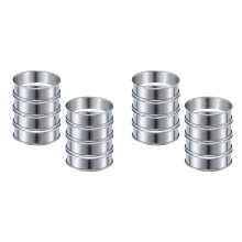 8 Pcs 4.1 Inch Muffin Tart Rings for Home Cooking