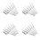 50 Pieces Plastic White Cake Rods(0.4 Inch Diameter 9.5 Inch Length) 1