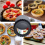 6 Pack 5 Inch Mini Tart Pans with Removable Bottom Quiche Pan 5