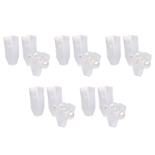 Pack of 50 Dessert Cups with Spoons, 60Ml Dessert Bowls Set, Reusable