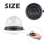 50 Pack Mini Clear Plastic Cake Box with Dome Lids for Muffin Pastry 4