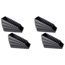 8 Pcs Non-Stick Quiche Tart Pans with Removable Bottom,for Baking