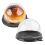 50 Pack Mini Clear Plastic Cake Box with Dome Lids for Muffin Pastry 3
