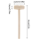 30PCs Mini Wooden Hammer for Lobster Crab and Other Shellfish,Solid 5