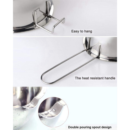 Double Boiler Stainless Steel Chocolate Pot, Chocolate Dipping Tool 2