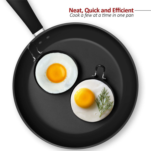 4 Pack Egg , Pancake Mold for Frying Eggs and Omelet 2