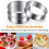 5 Pieces Double Rolled Tart Rings for Home Restaurant 5
