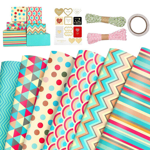 Wrapping Paper Sheets,for Christmas Birthday Party Wrapping Paper 2