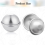 20 Pieces 10 Set DIY Metal Bath Ball Mold 5.5X2.5cm 4