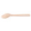 100Pcs Disposable Wooden Spoon Mini Ice Cream Spoon 5