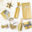Gold Tissue Paper, 100 Sheets Metallic 3