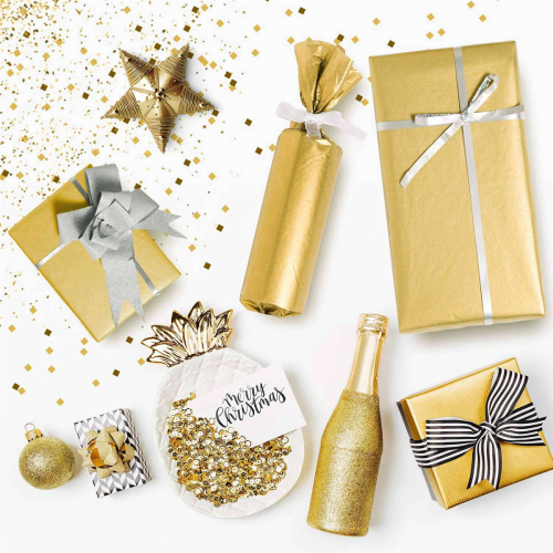 Gold Tissue Paper, 100 Sheets Metallic 2