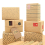 Kraft ,6 Sheets Kraft Paper with Tags and Sticker 4
