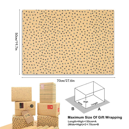 Kraft ,6 Sheets Kraft Paper with Tags and Sticker 2