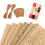 Kraft ,6 Sheets Kraft Paper with Tags and Sticker 2