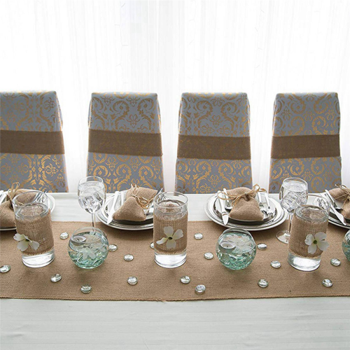 Burlap Doily Roll-30CMx275cm. Anti-Slip Blanket with Edge Design 1