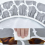 Round Tablecloth with Elastic Edge Waterproof Oil Proof Table Cloth 2