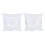White Double Heart Rhinestone Ring Pillow Ring Bearer Cushion 1