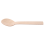 100Pcs Disposable Wooden Spoon Mini Ice Cream Spoon 6