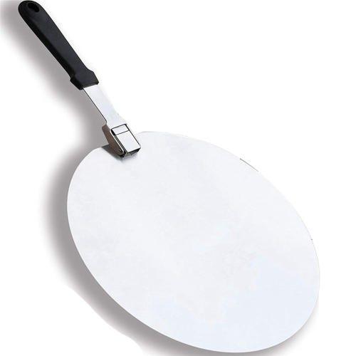 2X Pizza Paddle 12 Inch, Folding Stainless Steel Pizza Peel, Handle 1