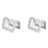 2X Toast Bread Holder 4 Slots Bread Loaf Stand Stainless Steel 3