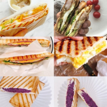 Grilled Sandwich Maker,Breakfast Machine,Hot Sandwich Pan