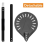 Metal Round Pizza Tool Aluminum Adjustable Pastry Removable Handle 3